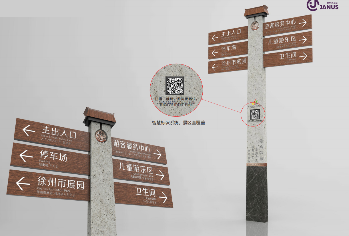 景區區域指引標識